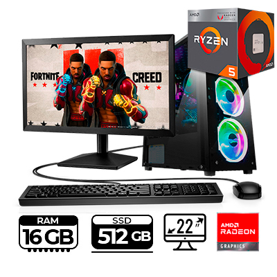 COMPUTADOR GAMER POWER GROUP R56162SK RYZEN 5