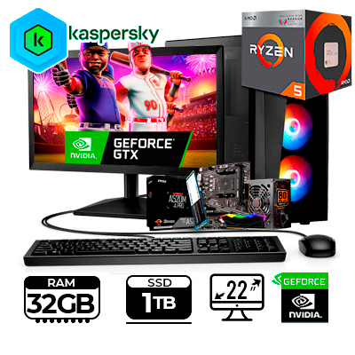 COMPUTADOR GAMER POWER GROUP R56321KRX6XN RYZEN 5